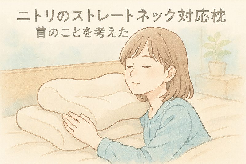 ニトリのストレート枕