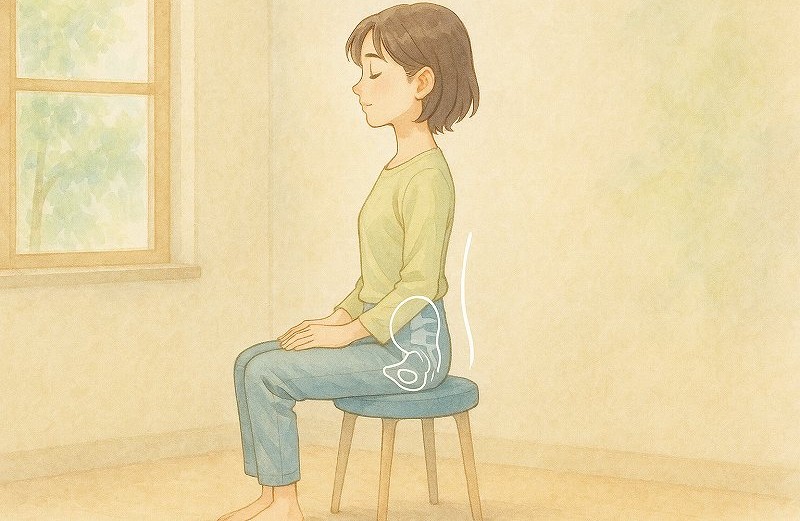 背もたれ無しのイス