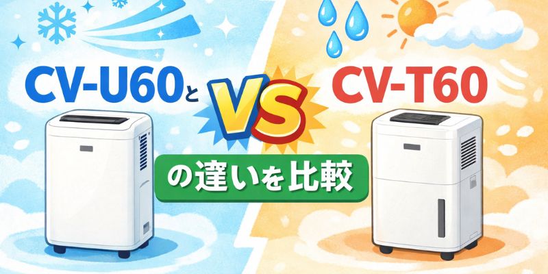 CV-U60とCV-T60の違いを比較