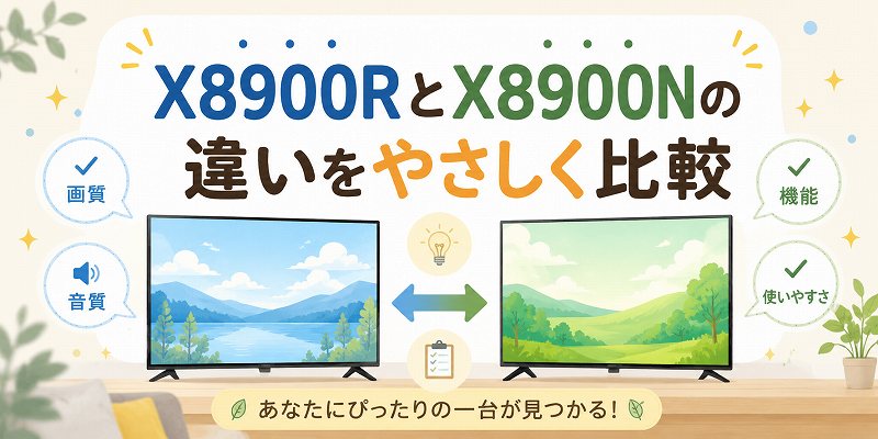 X8900RとX8900Nの違いは
